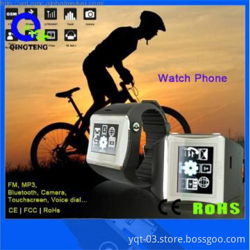2013 latest gsm watch mobile phone for sports
